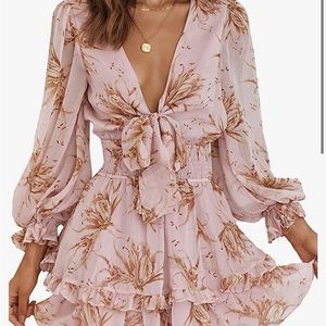 Flowy floral dress